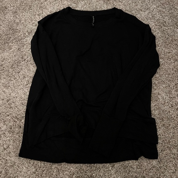 Athleta Charcoal Long Sleeve Top - Picture 1 of 2